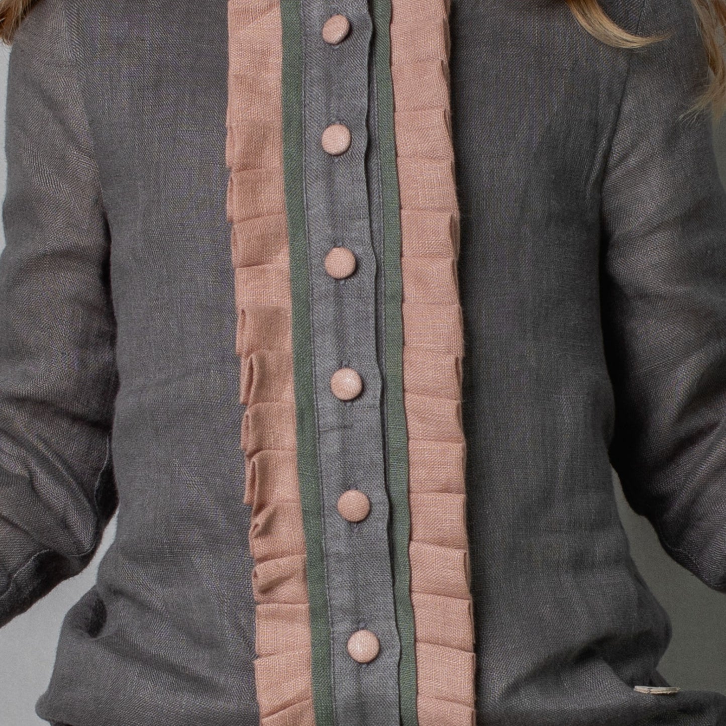 UPA Trinket Slate Blouse MADE TO ORDER