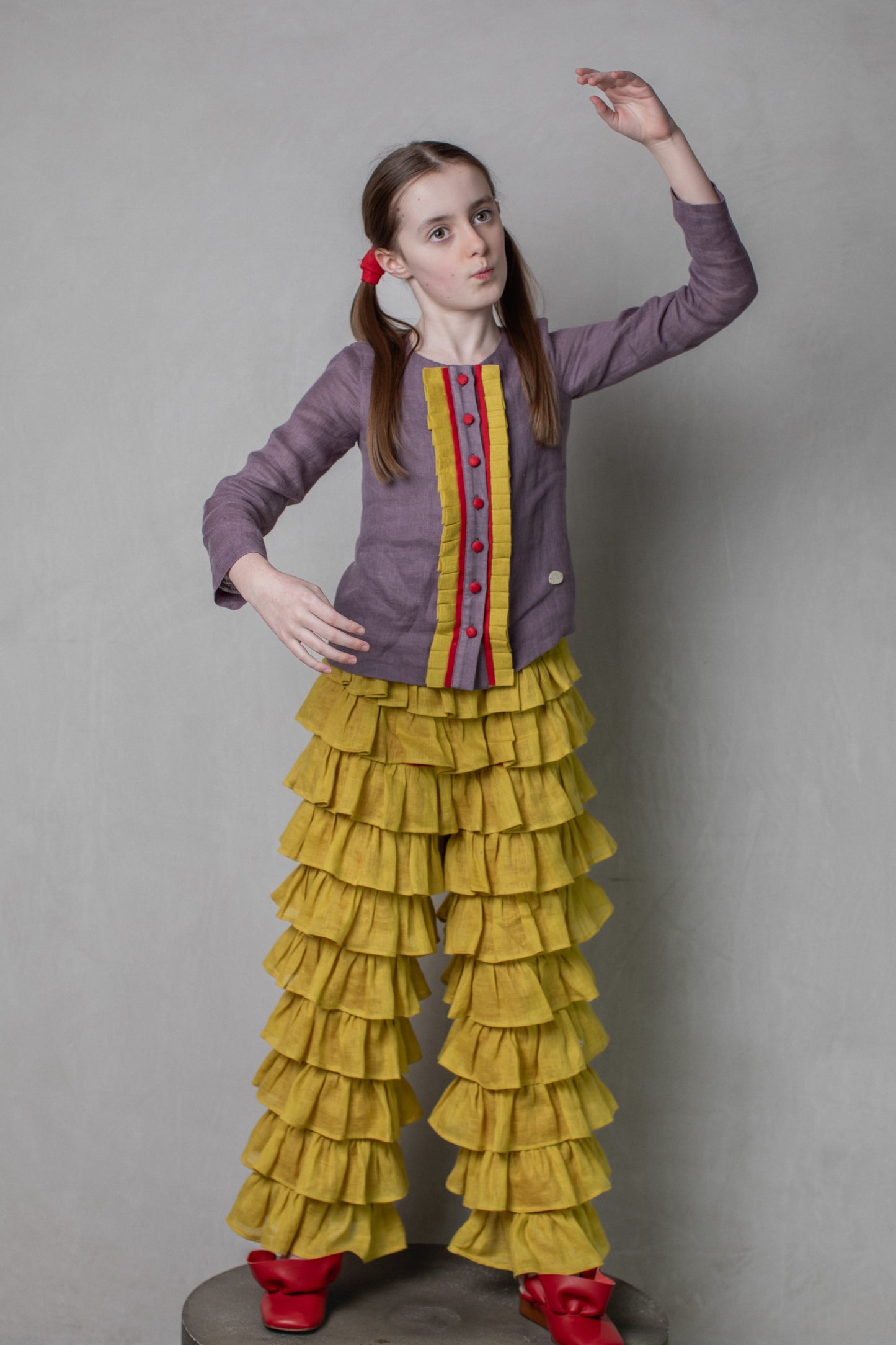 UPA Trinket Purple Mauve Blouse MADE TO ORDER