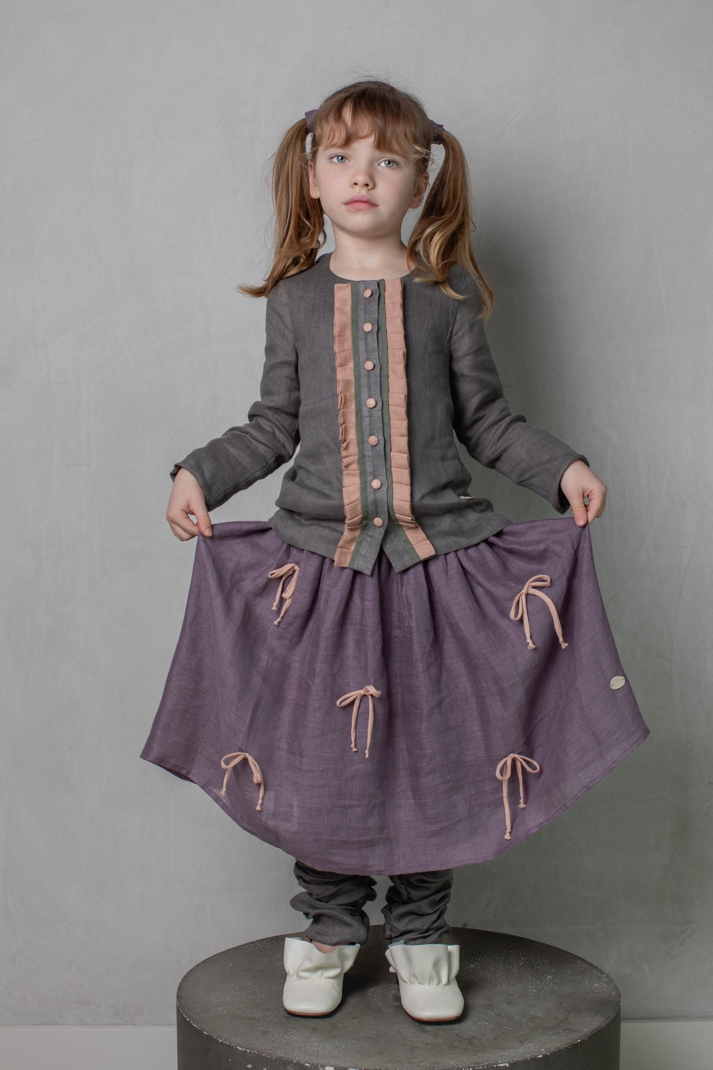 UPA Trinket Slate Blouse MADE TO ORDER