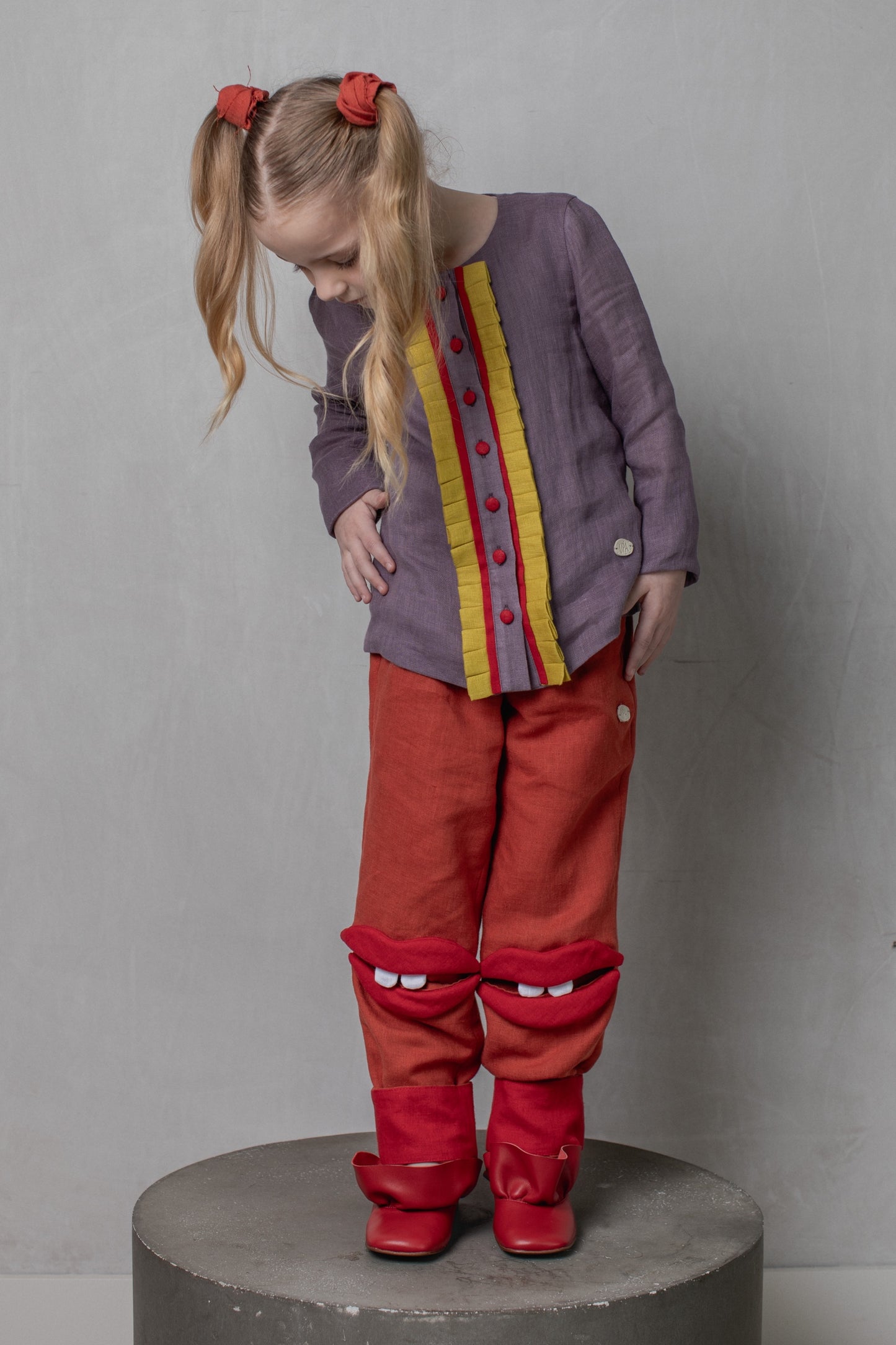 UPA Trinket Purple Mauve Blouse MADE TO ORDER