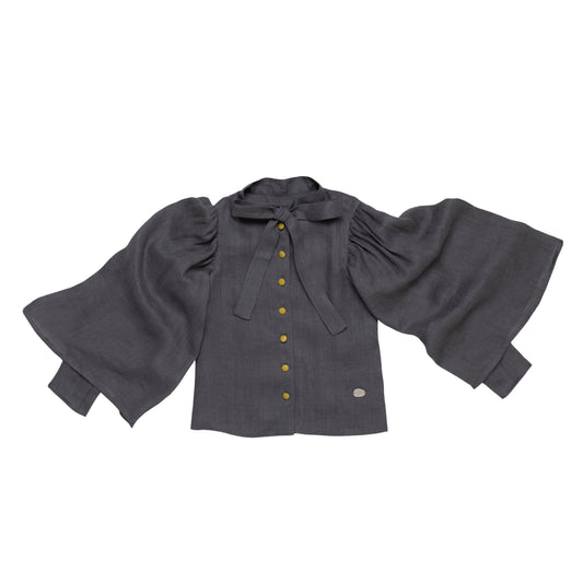 UPA Twila Slate Blouse MADE TO ORDER